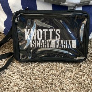 Knott’s Berry Scary Farm Halloween Haunt Attractions Pin Trading Bag Holder